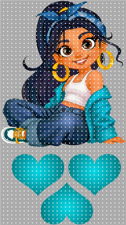 Keychain sticker-Y 2051